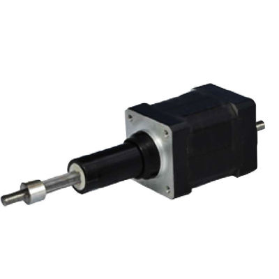 Série 35LHS à six fils double arbre 300N force 2 phase Nema14 captive hybride linéaire stepper moteurs lineaires