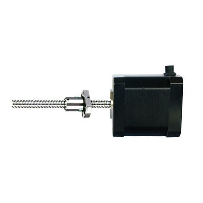 Nema23 2 phase 4 moteur pas à pas hybride linéaire de fil 100N moteur pas à pas à vis à bille de force